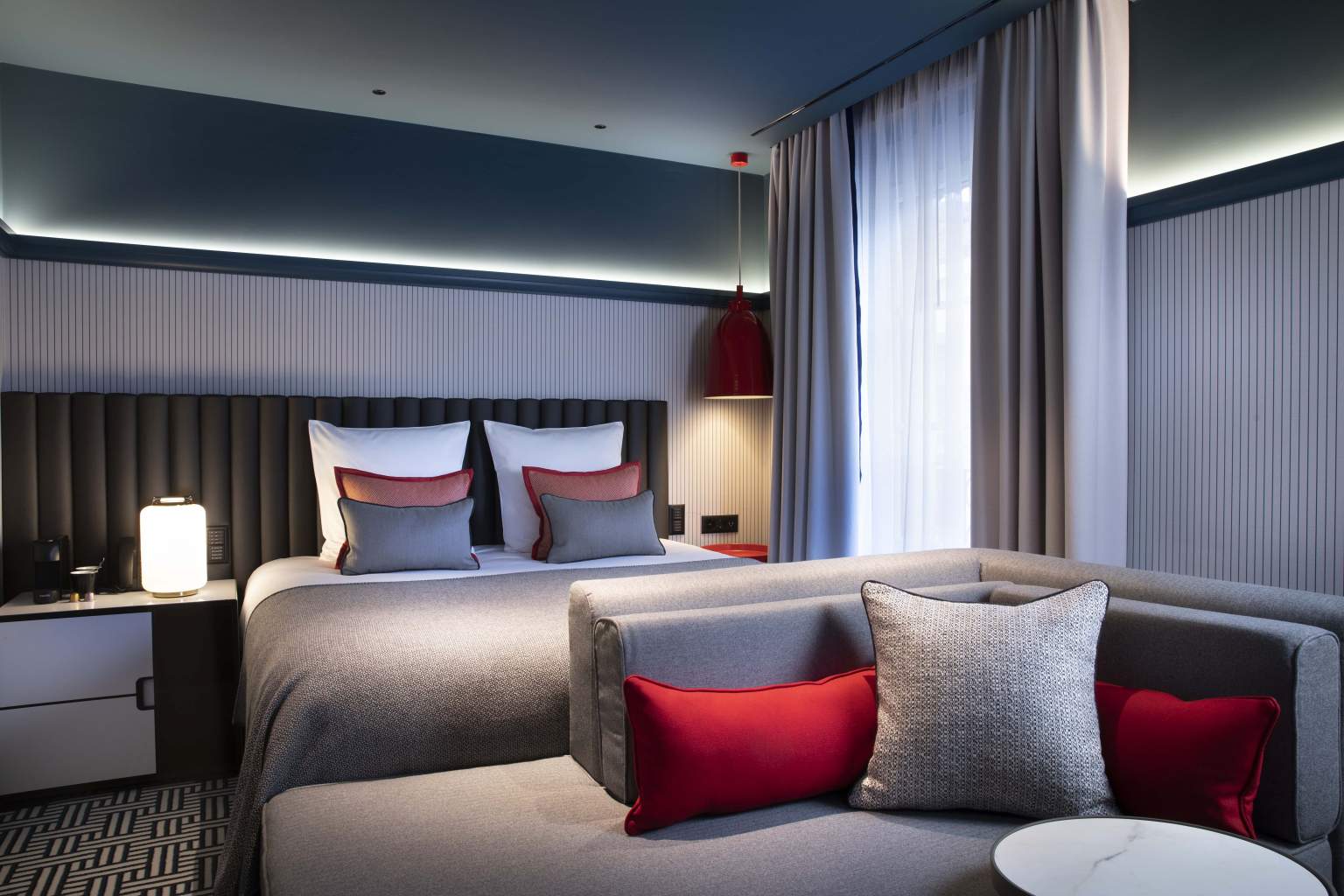 Chambre de l'Hôtel D Genève · Hôtel 4* Genève Centre